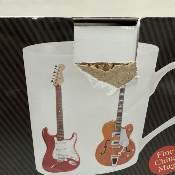 *NIB* Electric Guitar Fine China Mug - Picture 11 of 11